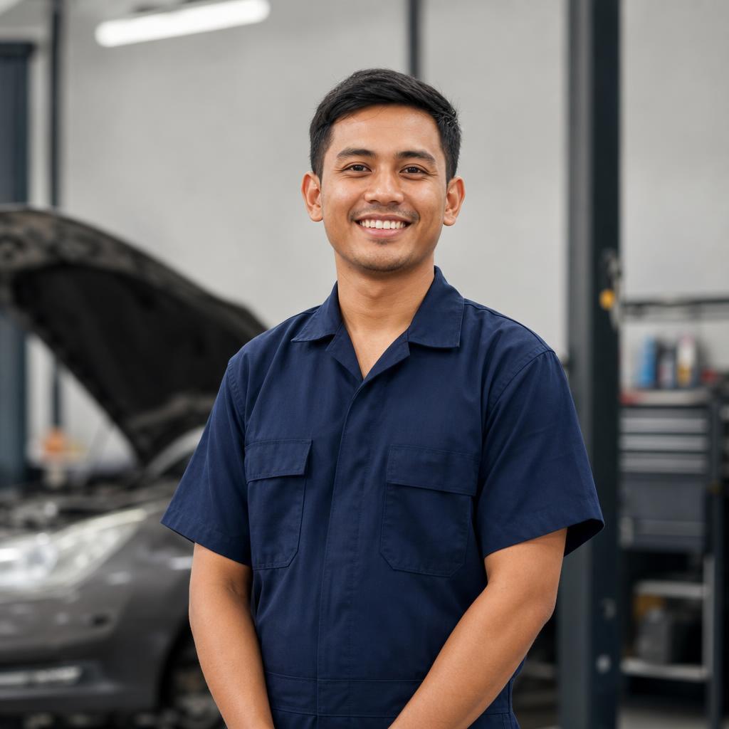 Suzuki-trained technician at an authorised service centre